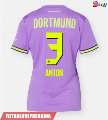 Lacne Ženy Futbalové dres Borussia Dortmund Waldemar Anton #3 2026-27 Krátky Rukáv - Tretina